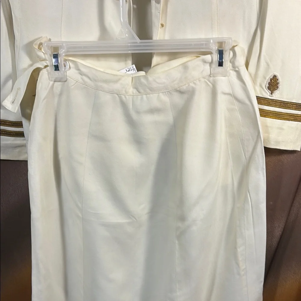 Vintage 60’s naval skirt dress whites Women's dinner A2‎